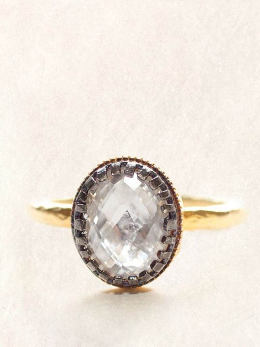 NWT Avindy Women's Rose Cut Oval Ring Size 8